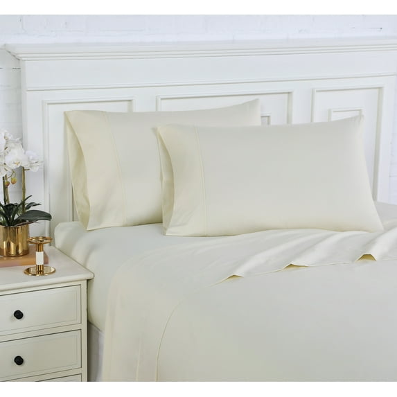 Premium Collection 200 Thread Count Cotton Percale 22-Inch Extra-Deep Pocket Sheet Set