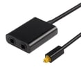 thumbnail image 4 of SPDIF / Divisor de sonido digital óptico Cable de sonido de fibra (Negro) Hugo Cable de audio de fibra digital, 4 of 10