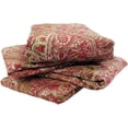 thumbnail image 3 of Home Soft Things Paisley Suede 4 Piece Throw Pillow Cover Set - Pink Lime - 20" x 20", 3 of 6