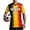 #003 Orange, variant on Men’s Colombia 2026 Football Shirt, Short Sleeve V-Neck Sports Top, Casual Team Fan Tee with National Flag Print, Breathable Athletic Apparel,M-4XL (#001 Yellow,S)