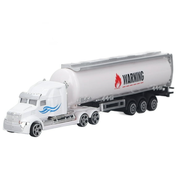 Oil Tanker Truck Model High Simulation Interactive Tank Truck Trailer Toy for Children and Parents