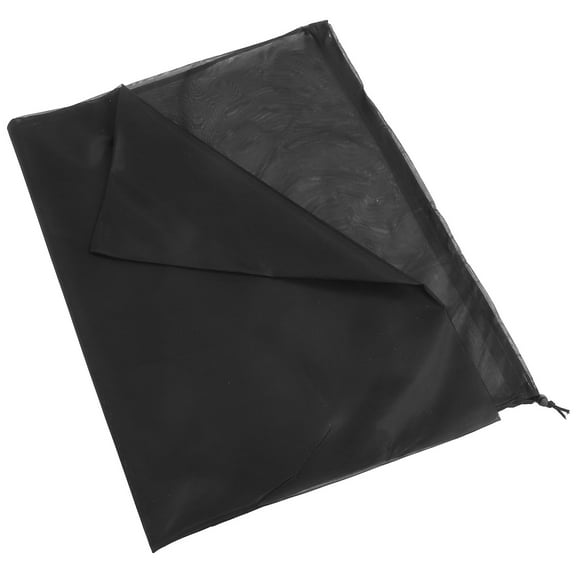 Laundry Bag Drawstring Collapsible Mesh Travel Black