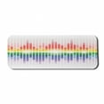 thumbnail image 1 of Music Computer Mouse Pad, Rainbow Digital Style Equalizer Amplifier Recording Equipment Night Club Disco Theme, Rectangle Non-Slip Rubber Mousepad Large, 31" x 12", Multicolor, by Ambesonne, 1 of 2