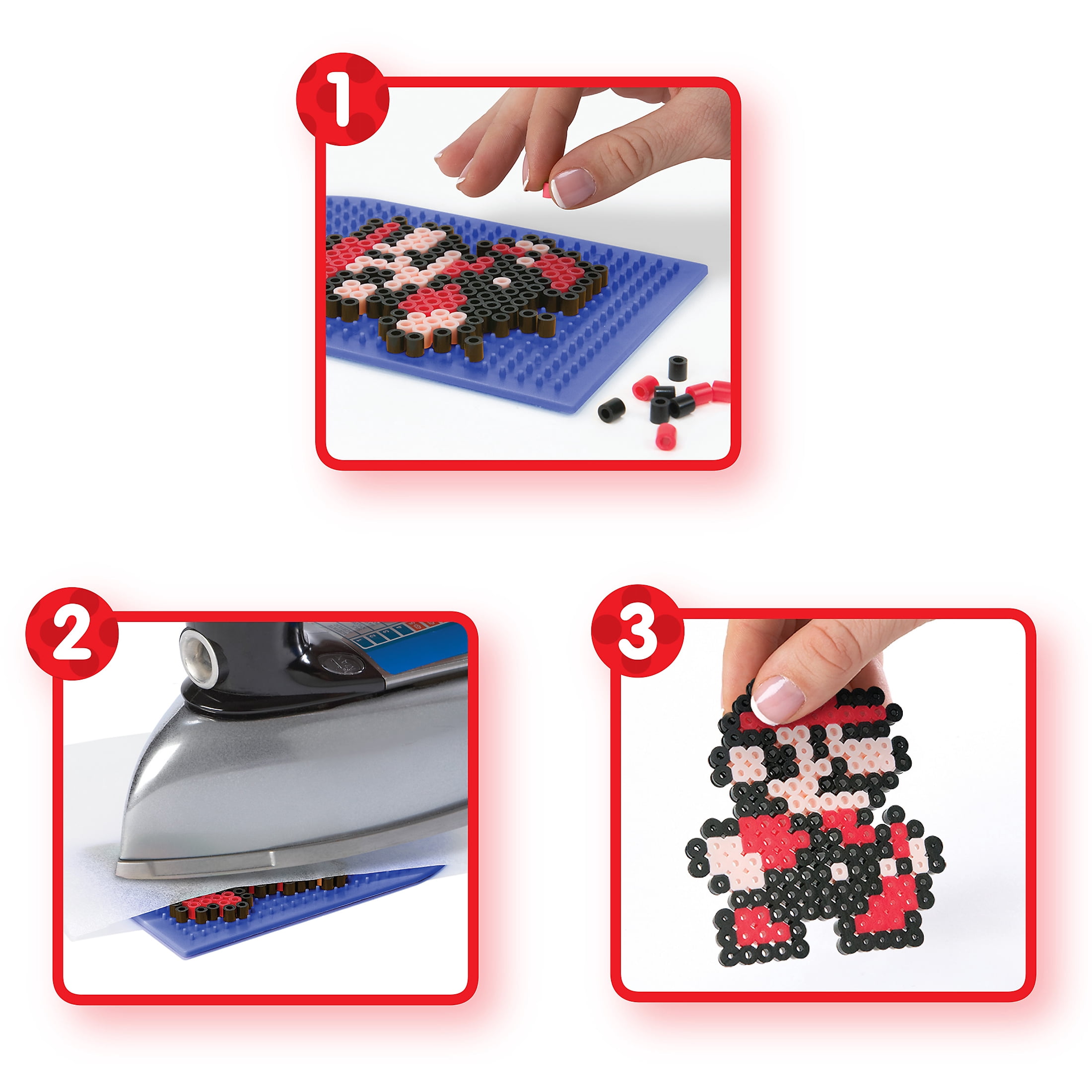 Nintendo Super Mario Fused Bead Deluxe Box Kit by Perler, 4385 pieces, multicolor, ages 6 and up
