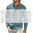 thumbnail image 3 of Men's Dress Shirts Long Sleeve Business Casual Button Down Shirts Regular Fit Formal Shirts, 3 of 5