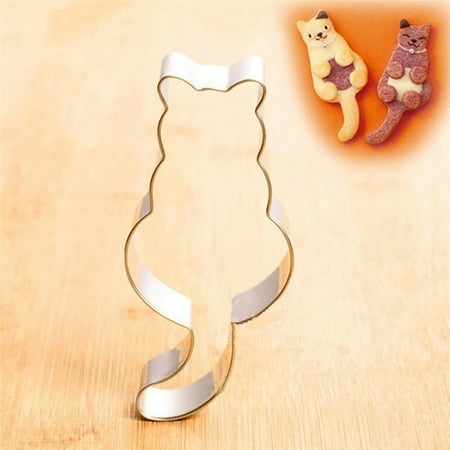 

Cat Shaped Aluminium Mold Sugarcraft Cake Cookies Pastry Baking Cutter Mould