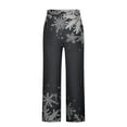 thumbnail image 4 of Pantalones largos para hombre, cintura elástica, transpirables, cómodos, suaves, informales, de playa, de poliéster., 4 of 5
