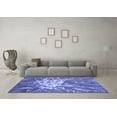 thumbnail image 3 of Ahgly Company Indoor Rectangle Abstract Blue Contemporary Area Rugs, 7' x 9', 3 of 4