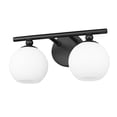 thumbnail image 2 of 1100-2V-MB-Z-Lite-Neoma - 2 Light Bath Vanity In Modern Style-7.25 Inches Tall and 13.5 Inches Wide-Matte Black Finish, 2 of 2