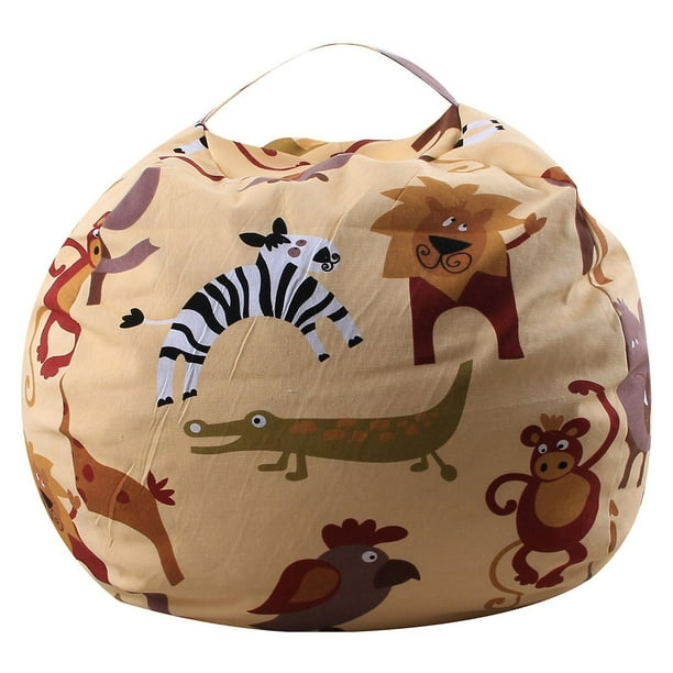 Bolsa de almacenamiento para juguetes de peluche con forma de bolsa blanda para peluche