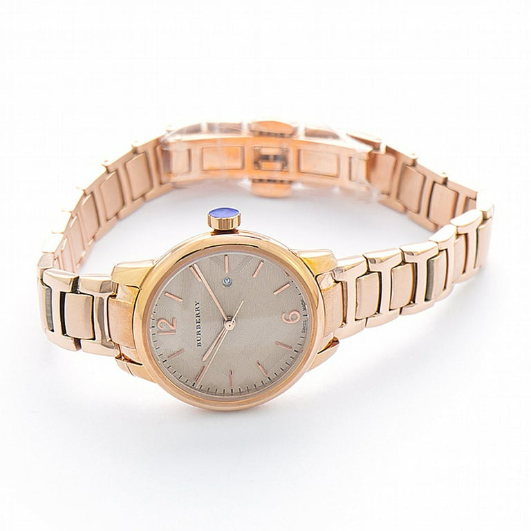BURBERRYレディース時計 Burberry Classic Rose-Gold Stainless Steel Ladies Watch 32mm