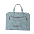 thumbnail image 3 of Maletín de negocios, bolso para documentos, para hombre y mujer, bolso para ordenador portátil de 14 pulgadas para oficina Azul, 3 of 8