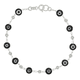 thumbnail image 1 of Pulsera Ojo Turco Plata 925 Xtellar negro, 1 of 3