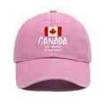 thumbnail image 1 of Baseball Cap for Everyday Comfort Durable Washed Style with Maple Leaf Print and Construction for Casual Wear, 1 of 2