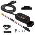 thumbnail image 1 of Motorcycle USB Type-c Super Fast QC3.0 with Voltmeter ON/Off Switch for Phone Tablet 7/8inch Handlebar, 1 of 6