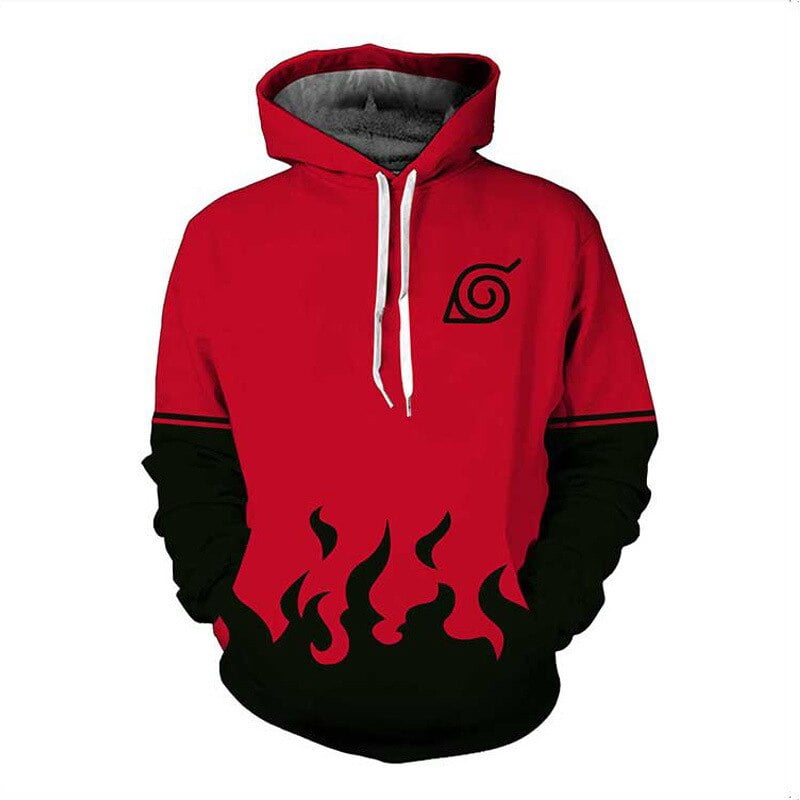 Naruto Anime Cartoon Hoodie Uzumaki Naruto Cosplay Akatsuki Uchiha ...