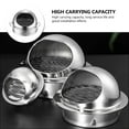thumbnail image 3 of OULII Stainless Steel Range Hood Cover for Home Use with Mosquito Filter and Rain Protection, Silver, 3 of 6