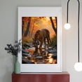 thumbnail image 2 of Diamond Art Kit for Adults, Tiger Stream Autumn Forest Serenity Diamond Painting for Adults Beginners, 5D DIY Diamond Art Painting Kits, Colorful Diamond Painting Craft for Home Decor 12x16, 2 of 7