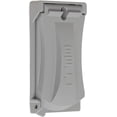 thumbnail image 4 of Hubbell Bell MX1050S Single-Gang Weatherproof Universal Flip Cover - Heavy Duty - Gray, 4 of 4