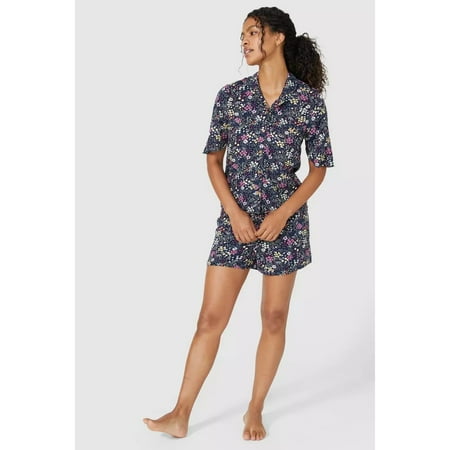 

Debenhams Womens Floral Revere Collar Pajama Top