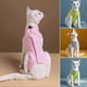 thumbnail image 5 of Traje de recuperación para mascotas con cinta de sujeción ajustable, duradero, cómodo, elástico, ropa de esterilización para gatos y perros, amarillo, S, 5 of 5