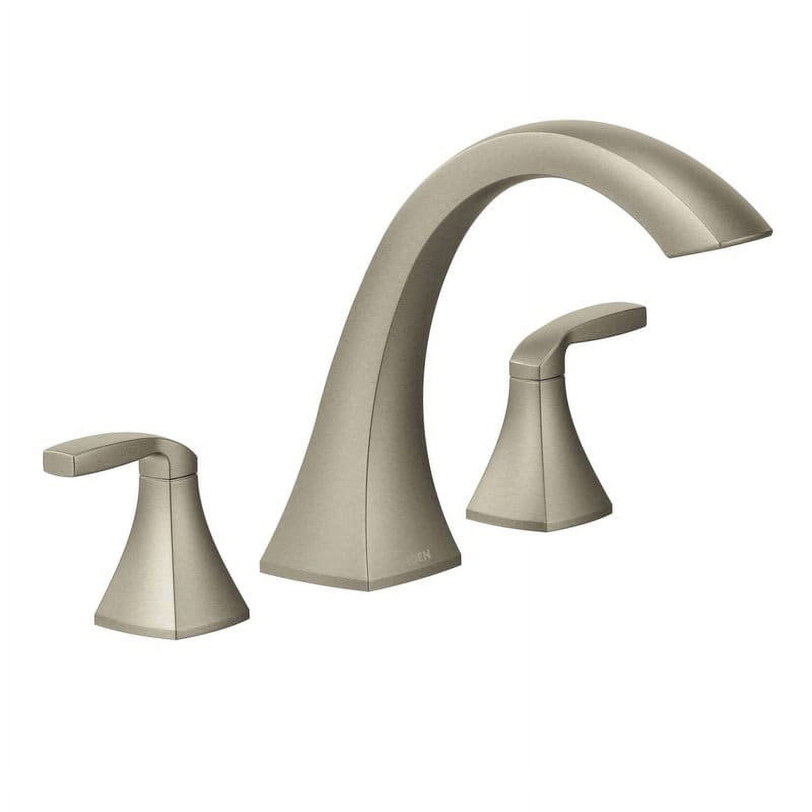 Moen T693 Voss Deck Mounted Roman Tub Filler Trim - Black