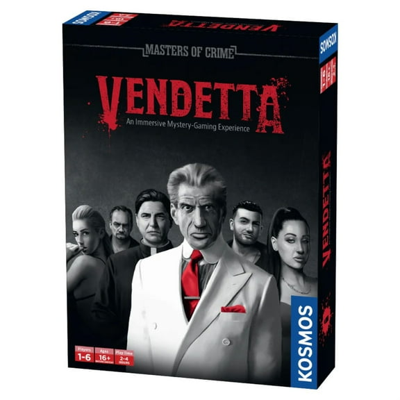 Masters of Crime: Vendetta | Murder Mystery Game | Mafia | Co-op Game | 1  Players | Ages 16 