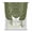Green, variant on Japanese Tie Up Curtains for Window, Thermal Insulated Balloon Shade Adjustable Rod Pocket Curtains Valance Panels for Kitchen Bathroom Cafe 34 x 45 Grey Simple Traditional Flowers Leaves Pattern
