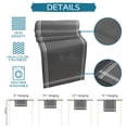 thumbnail image 7 of Solid Color Dark Gray Table Runner Home Wedding Decor Table Flag Mat Table Centerpieces Decoration Party Dining Long Tablecloth, 7 of 7