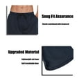 thumbnail image 4 of FEDTOSING Men's 2 in 1 Running Shorts Quick Dry Workout Athletic Shorts with Pocket Navy,up to 3XL, 4 of 7