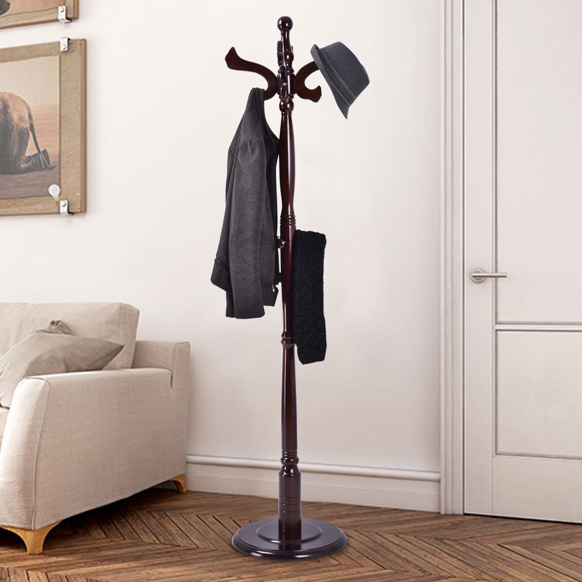 freestanding hat rack