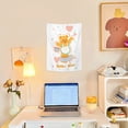 thumbnail image 2 of Tapiz de pared en microtela con forma de oso de mantequilla, 150 x 130 cm, 2 of 2