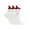 White, variant on Spencer 3 Pairs Mens Ankle Compression Socks Cushion Cotton Low Cut Athletic Sports Tab Socks for Plantar Fasciitis（White）