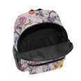 thumbnail image 6 of FORMRS School Backpack with Front Zippered Pocket 12" Student Travel Daypack, Purple Floral Pattern, 6 of 6