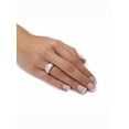 thumbnail image 3 of PalmBeach Jewelry 2.94 TCW Square-Cut and Step-Top Baguette Cubic Zirconia Engagement Ring in 10k Yellow or White Gold, 3 of 6