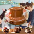 thumbnail image 3 of Fuente de Fondue de Chocolate, Mini Fuente de Chocolate, Fuente de Chocolate de 3 Niveles, Máquina Fuente para Queso, Acero Inoxidable Fuente de Fondue Chocolatem, Máquina de Fuente de queso Familiar, 3 of 5