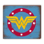 DC Comics, "Wonder Woman" Distressed Logo on MDF