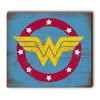 DC Comics, "Wonder Woman" Distressed Logo on MDF
