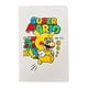 thumbnail image 1 of Libreta estilo francés blanca con hojas rayadas, Mario Bros , mide 14 cm de ancho por 21 cm de largo., 1 of 3