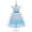 Gradient Blue, variant on Girls Ice Queen Elsa Princess Dress Sequin Snow Cloak Kids Halloween Party Cosplay Christmas Carnival Fancy Dress Up 3-4 Years Pink