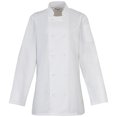 thumbnail image 1 of Premier - Chaqueta de Chef de Manga Larga para Mujer (Blanco), 1 of 1