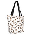 thumbnail image 3 of Kdxio German Shepherd Dog Women Reusable Grocery Bags Foldable Ripstop,Reusable Shopping Bags for Shopping,Gym,Gift, 3 of 8
