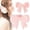 B, variant on 2pcs Silicone Bow Headphone Accessory|bows for beats headphones|Silicone Bow Headphone Accessory|Cute Earphone Decorations|Coquettish Headphone Clip Decor Attachment Accessories for Women(White)