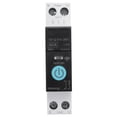 thumbnail image 3 of 40A Tuya MonofáSico Din Riel WIFI Medidor de EnergíA Inteligente Temporizador Monitor de Consumo de EnergíA KWh VatíMetro, Negro con MedicióN, 3 of 5