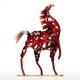 thumbnail image 3 of Escultura de caballo de tejido de metal Decoración moderna Artesanía de muebles para el hogar JAMW Sencillez, 3 of 5