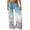 Sky Blue, variant on Womens Fall Fashion Pants,Women Casual Loose Gradient Tie-dye Printed Yoga Sport Long Pnats Wide Leg Pants Khaki Size on