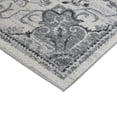 thumbnail image 6 of Luxee Designs Alexandria Collection 2x3 Area Rug, Medallion Rugs for Doorstep, Hallway, Entryway, Kitchen, Office, Pet Friendly, Low Pile, High Traffic Area, Stain Resistance - Dark Gray, 6 of 10