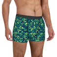 thumbnail image 5 of Mens Underwear, Math letter Print green Sexy Mens Underwear Boxer Briefs, Breathable Boxer Briefs for Men, 5 of 5