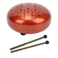 thumbnail image 3 of Tambor de lengüeta de 5,5 pulgadas y 8 tonos, de acero, aleación de titanio, etéreo, instrumento de percusión con patrón de gallo, 3 of 14