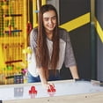 thumbnail image 4 of RayChee  Air Hockey Table, Indoor Powered Hockey Game Table for Adults and Kids w/2 Pucks, 2 Pushers, Digital LED Scoreboard, Powerful 12V Motor, 4 of 7